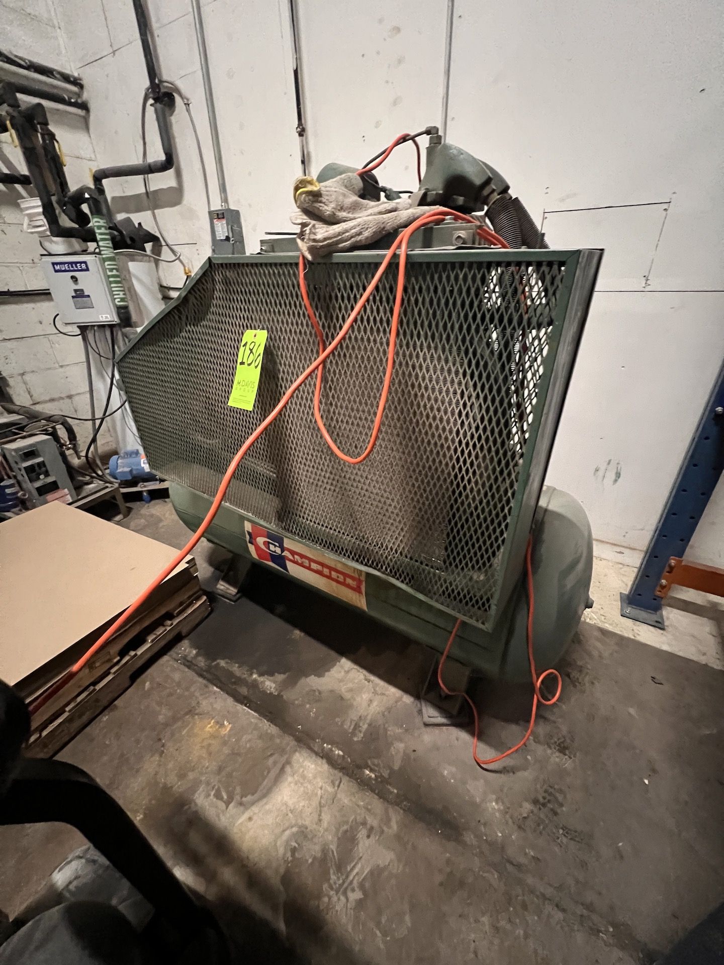 CHAMPION AIR COMPRESSOR, MODEL HR 5-1 (NOT CURRENTLY OPERATIONAL / NOT WORKING) - Image 9 of 13