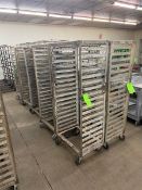 (10) PORTABLE BAKING PAN RACKS, MOUNTED ON CASTERS (LOCATED IN HERMITAGE, PA)