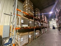 8-SECTIONS OF PALLET RACKING, WITH UPRIGHTS & CROSS BEAMS (LOCATED IN HERMITAGE, PA)