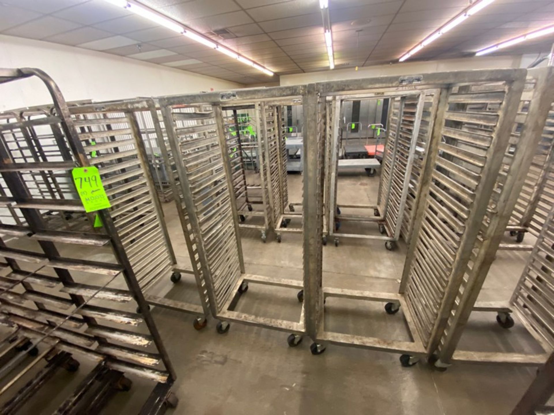 (5) PORTABLE BAKING PAN RACKS, MOUNTED ON CASTERS (LOCATED IN HERMITAGE, PA) - Image 3 of 3