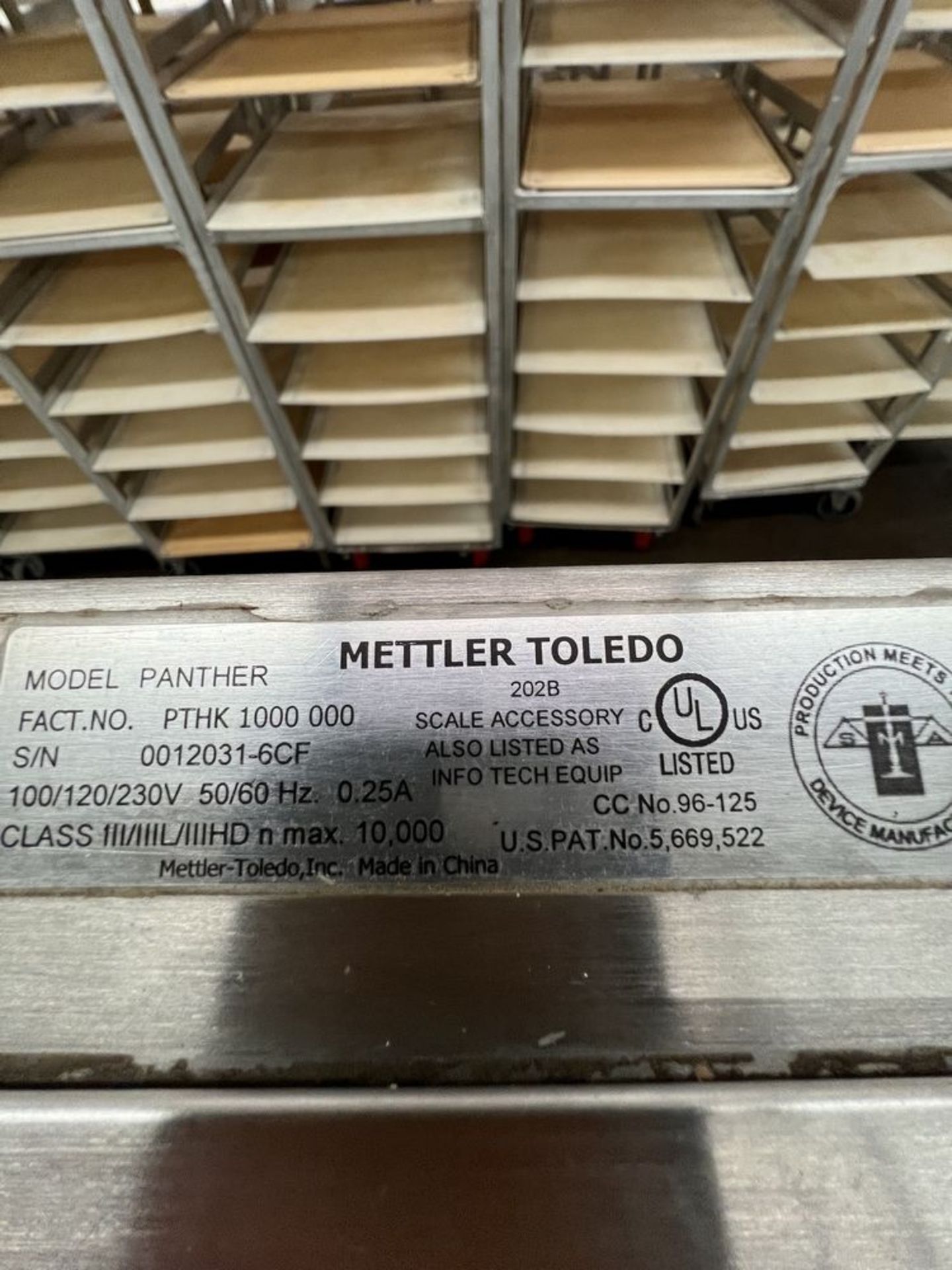 METTLER TOLEDO S/S DIGITAL SCALE - Image 3 of 6