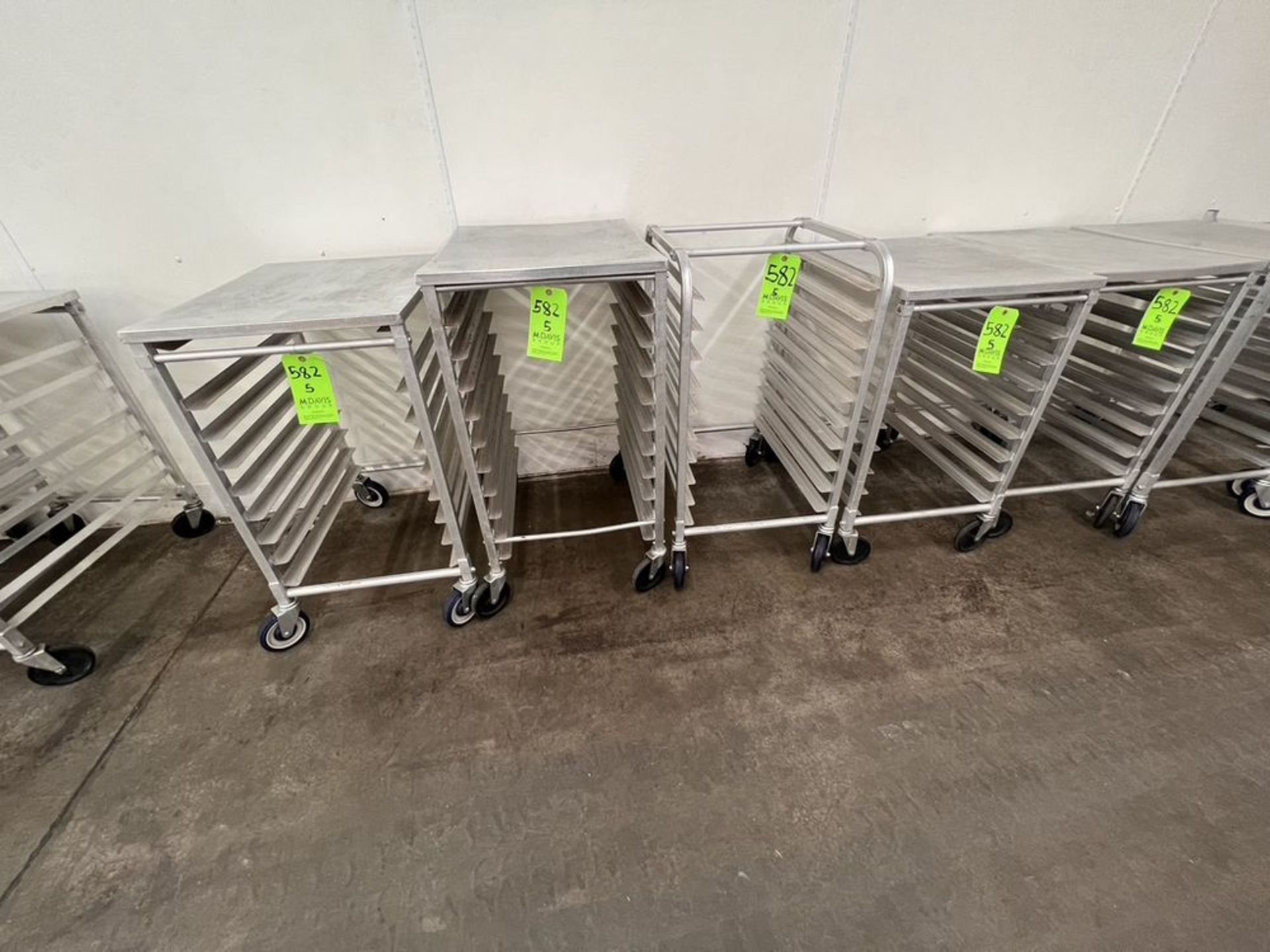 (5) BAKING PAN RACK CART