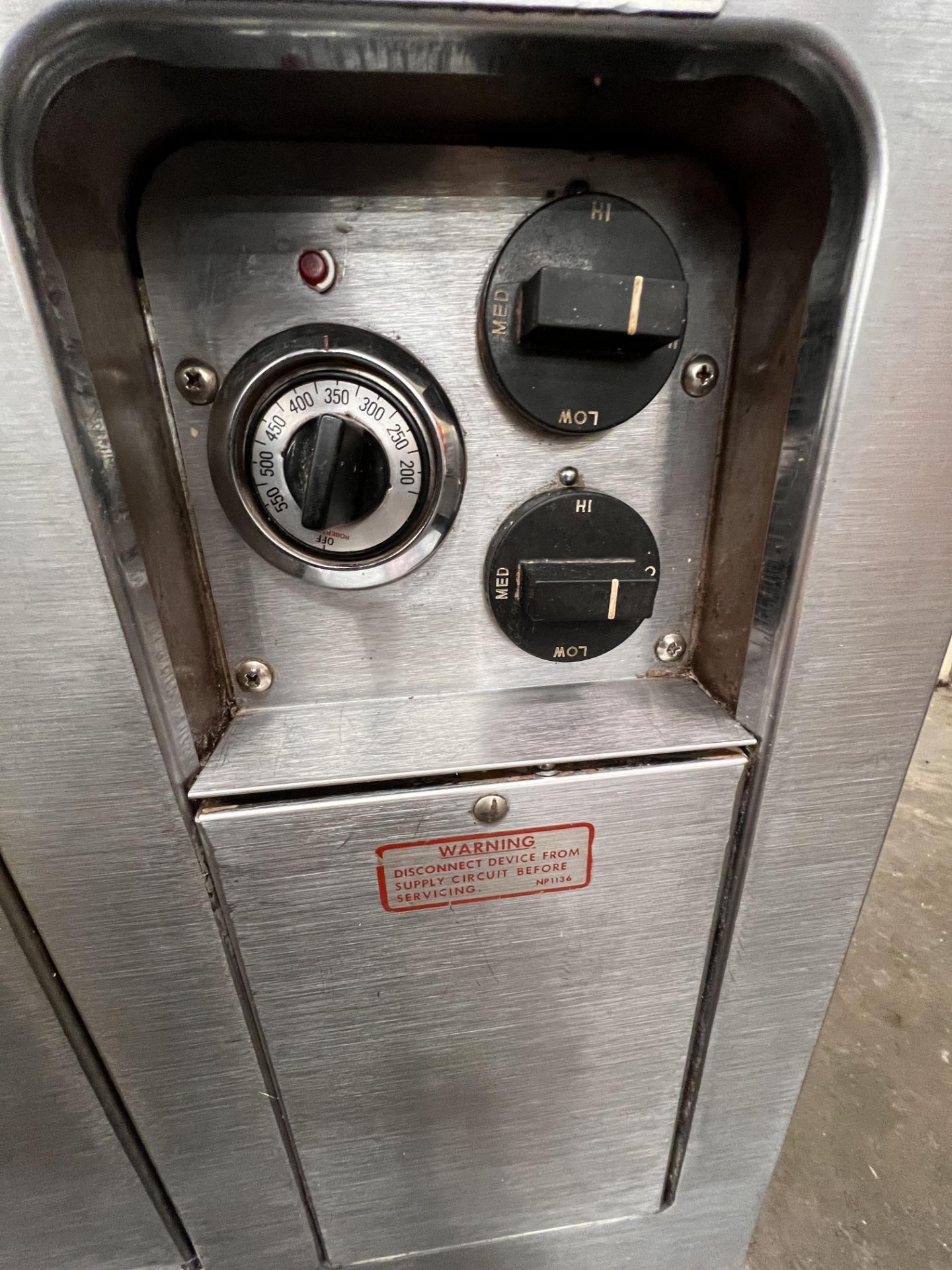 HOBART S/S OVEN, MODEL CN-40, S/N 480N016-C10, APPROX. 24 IN. W X 26 IN. D480, 1 PHASE - Image 8 of 11