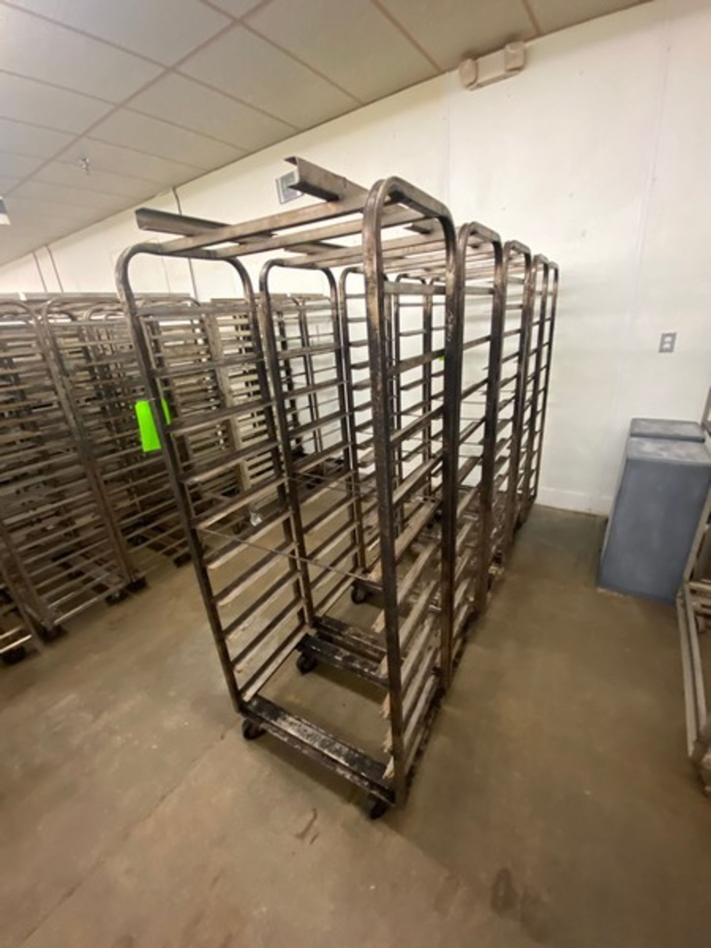 (5) PORTABLE BAKING PAN RACKS, MOUNTED ON CASTERS (LOCATED IN HERMITAGE, PA) - Image 2 of 2