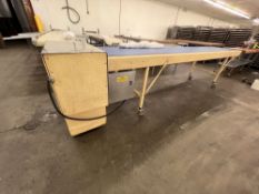 PORTABLE BELT CONVEYOR, APPROX. BELT DIMS: 160 IN. L X 24 IN. W X 35 IN. H