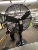 (2) AIR KING PEDESTAL FANS