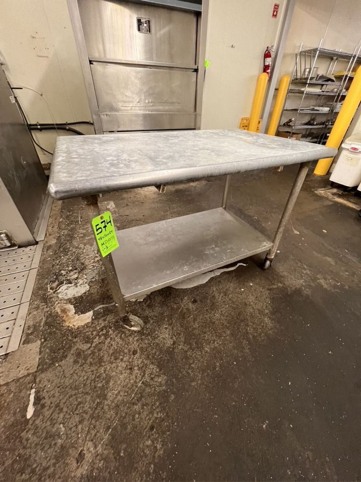 (3) S/S TABLES, APPROX. DIMS: 48 X 30 X 34, (2) 24 X 18 X 34 - Bild 2 aus 4