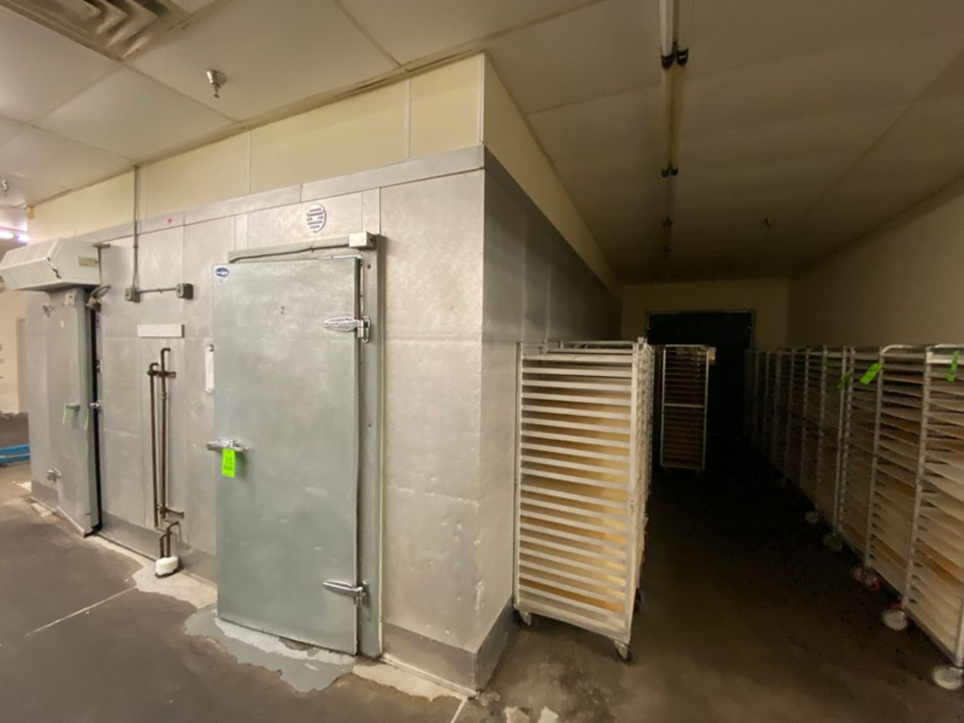 WALK-IN BLAST FREEZER, WITH (2) KRAMER 3-FAN BLOWER UNITS INSIDE THE UNITS, WITH (2) DOORS (LOCATED - Image 7 of 7