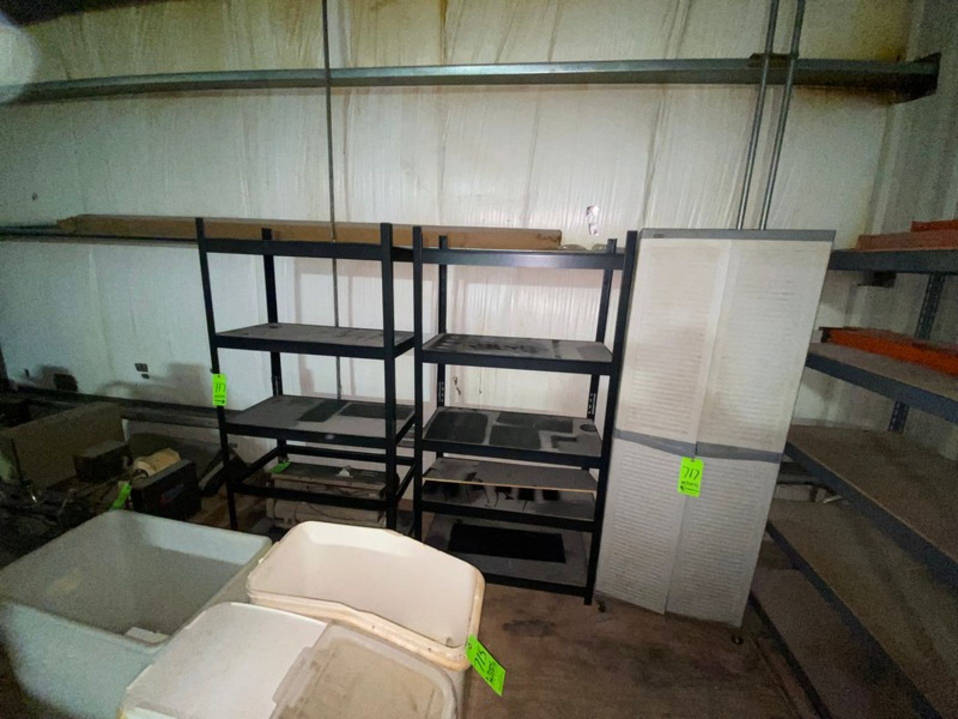 (2) SHELVING UNITS, WITH (1) PLASTIC LOCKER UNIT (LOCATED IN HERMINIE, PA) - Bild 2 aus 2