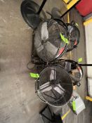 (2) UTILITECH PORTABLE DRUM FANS