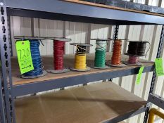 (7) SPROLLS OF WIRE, ASSORTED COLORS (LOCATED IN HERMINIE, PA)