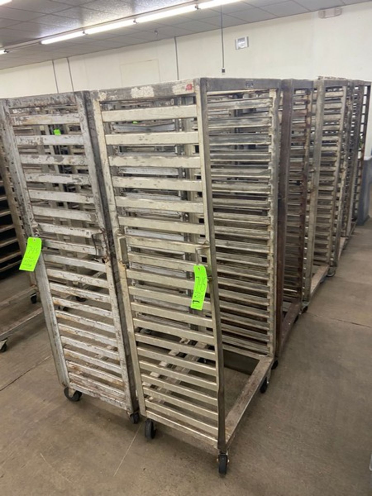 (10) PORTABLE BAKING PAN RACKS, MOUNTED ON CASTERS (LOCATED IN HERMITAGE, PA) - Image 2 of 5