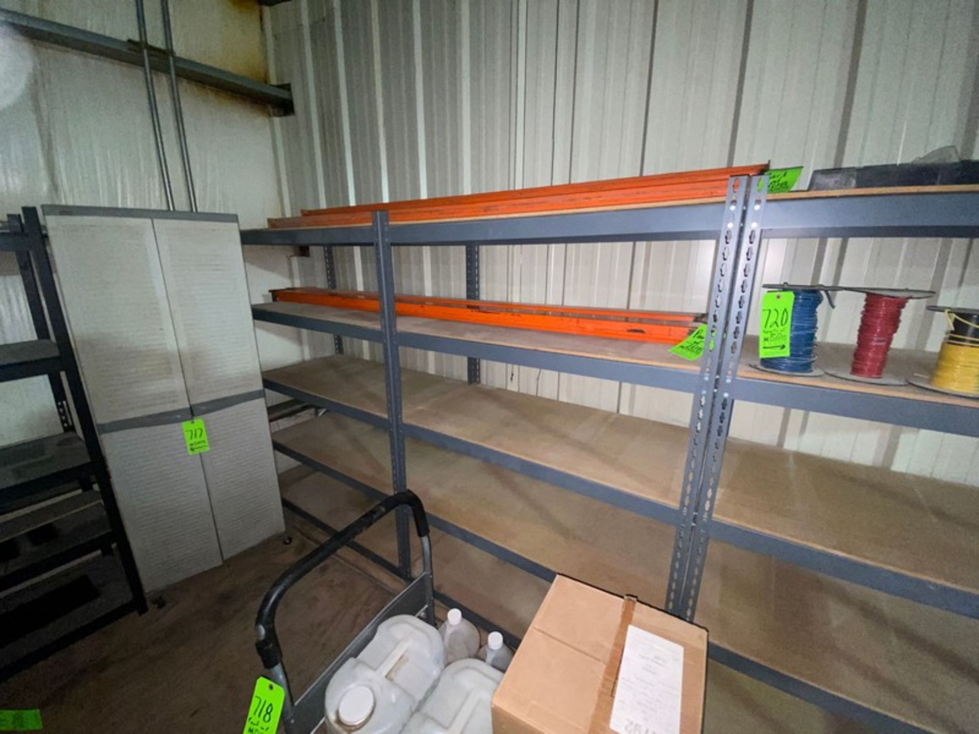 (3) SHELVING UNITS, WITH UPRIGHTS, CROSSBEAMS, & SHELVES (LOCATED IN HERMINIE, PA) - Bild 2 aus 2