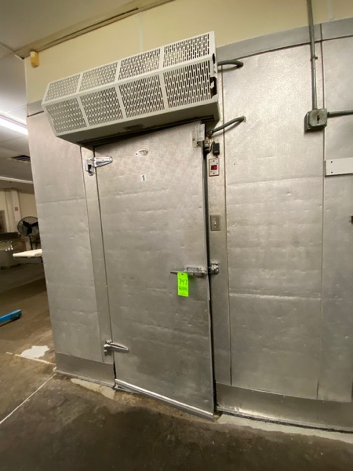 WALK-IN BLAST FREEZER, WITH (2) WERNER 3-FAN BLOWER UNITS INSIDE THE UNITS, WITH (2) DOORS (LOCATED - Image 2 of 6