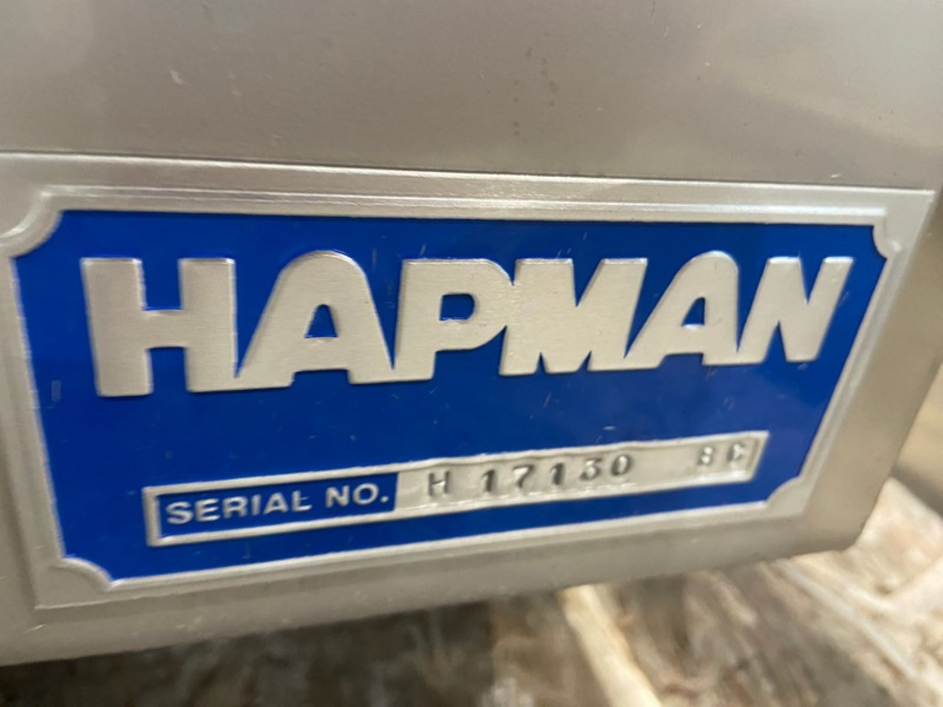 Hapman S/S Unloading Station, H17130 BA, with Hapman Blower Valve, S/N H17130 BA, On Pallet (INV# - Image 10 of 11