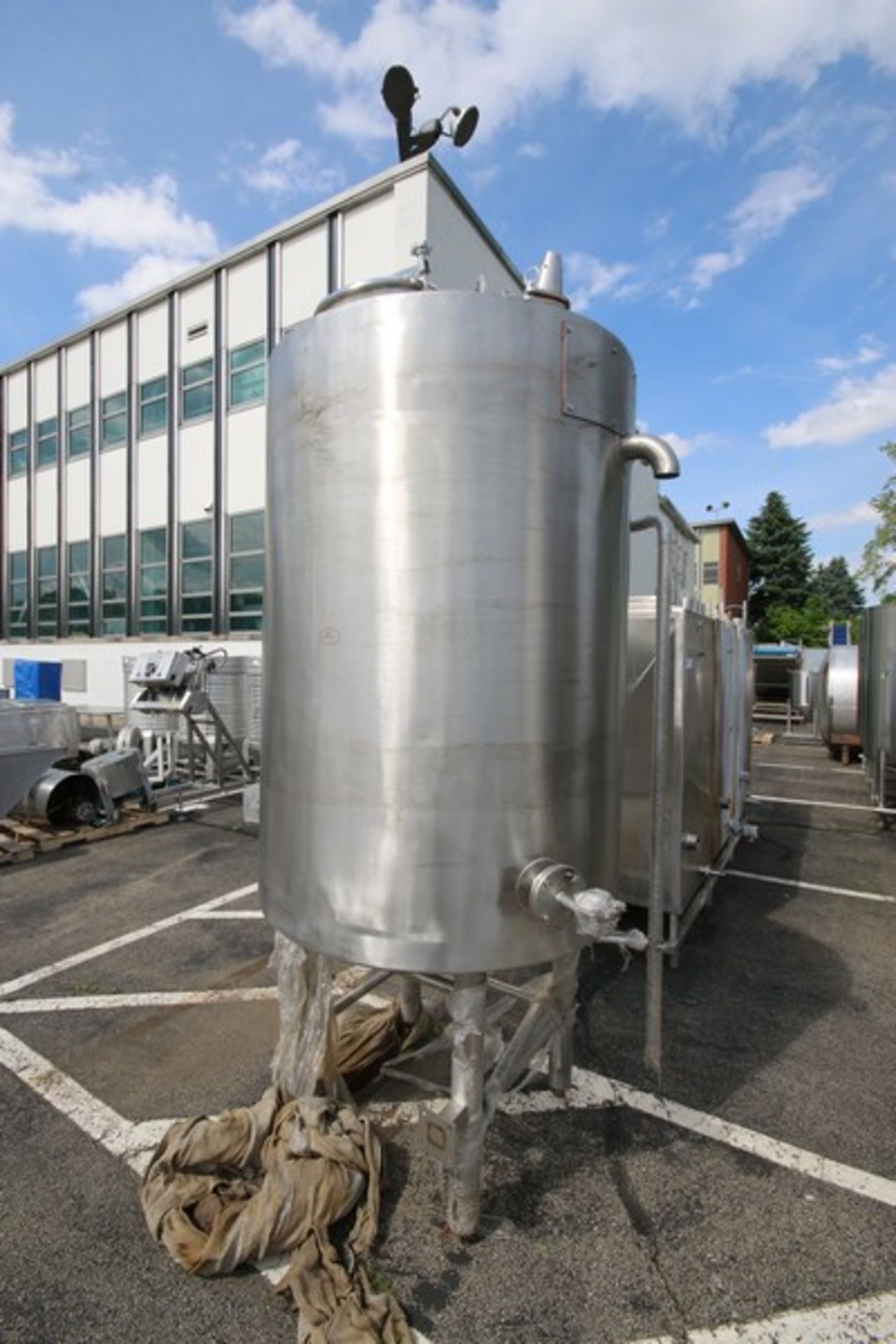 2013 ABC Process Solutions 1,000 LTRS S/S Vertical SERUM Tank, MOC: AISI 316, Job No.: SST 1002, - Bild 4 aus 5