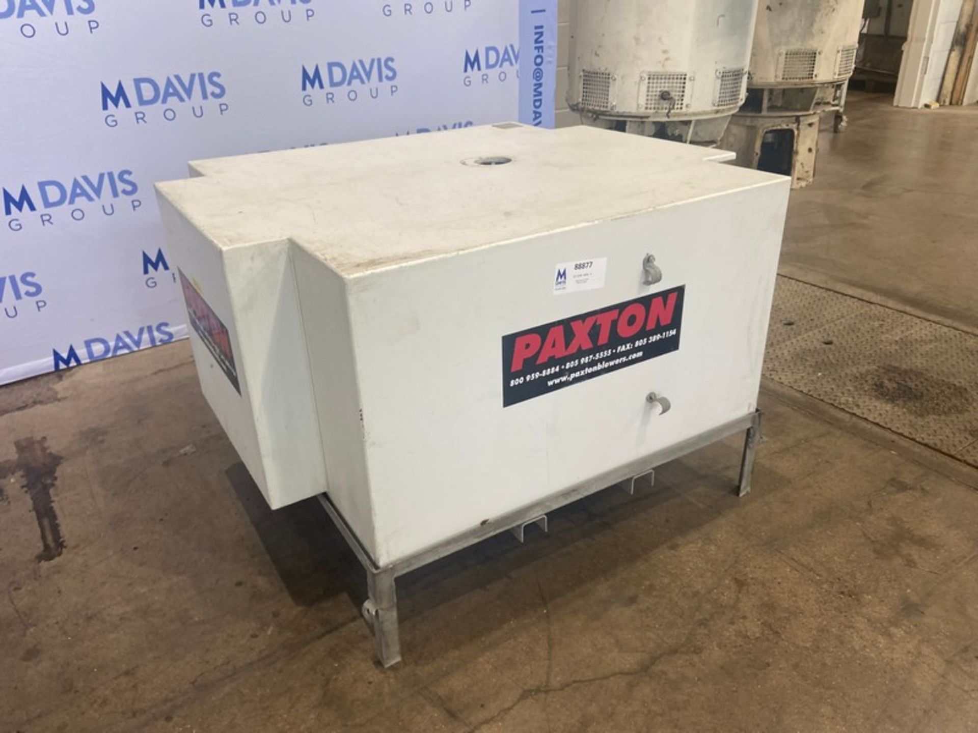 Paxton Centrifugal Blower, M/N AT800, S/N 62070, 500 CFM, with Enclosure, Dims.: Aprox. 32" L x - Image 2 of 9