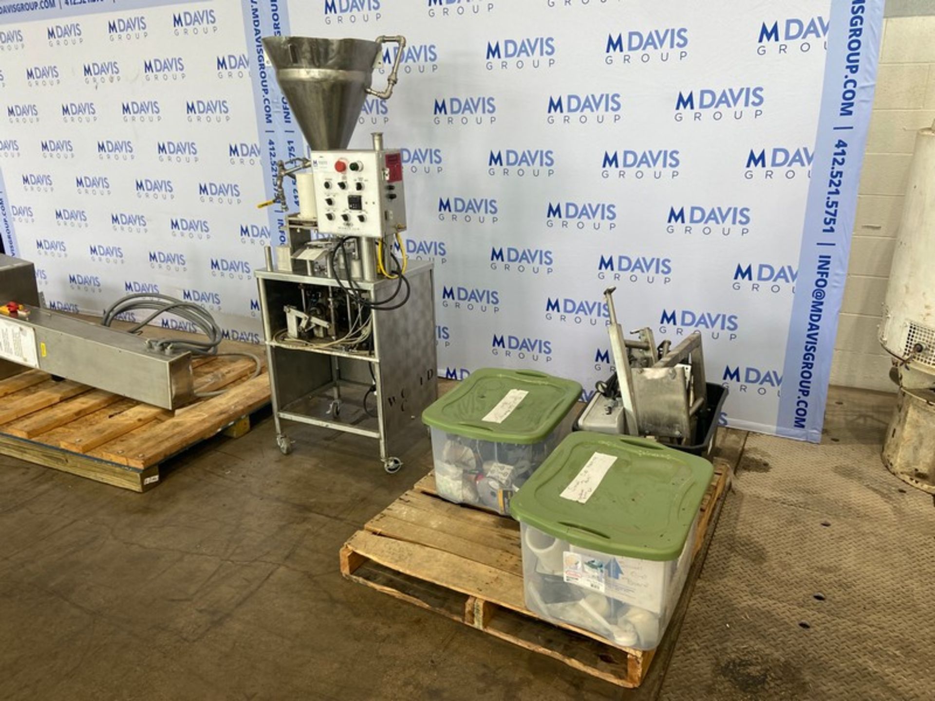 World Cup 8-Station Rotary Cup Filler, with Pallet of (3) Totes of Spare & Change Parts, Filler - Image 2 of 15