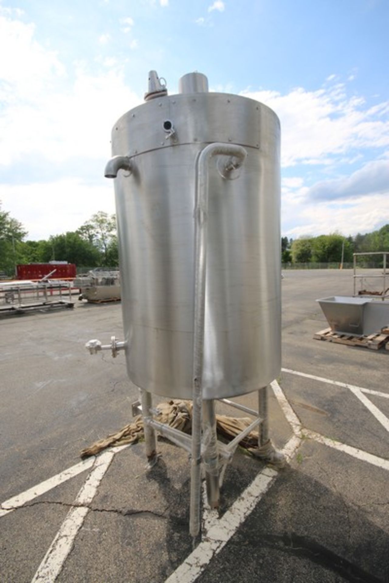 2013 ABC Process Solutions 1,000 LTRS S/S Vertical SERUM Tank, MOC: AISI 316, Job No.: SST 1002, - Bild 3 aus 5