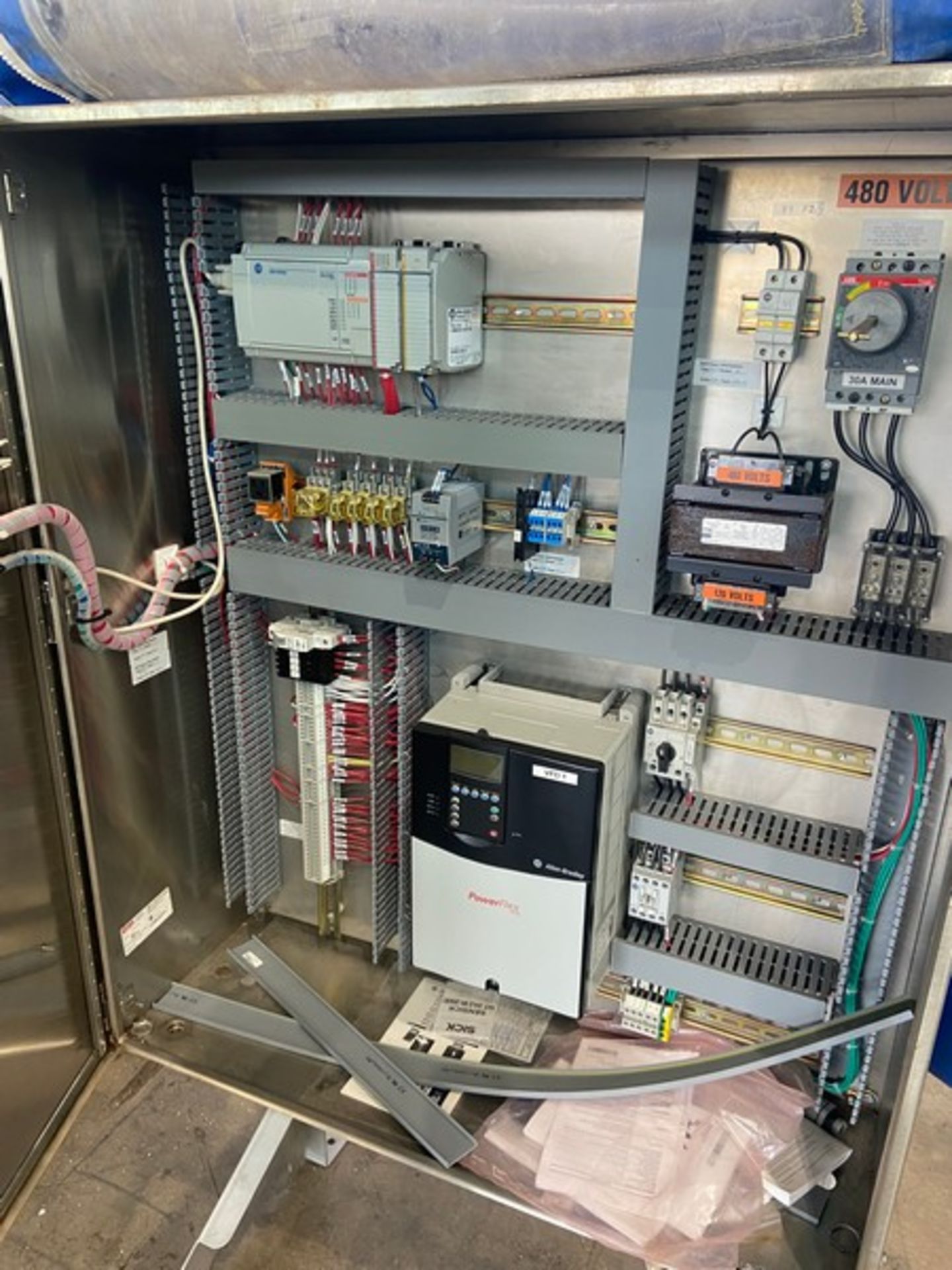 S/S Control Panel, , with Allen-Bradley MicroLogix 1500 PLC, with Allen-Bradley PowerFlex 70 VFD, - Image 4 of 7