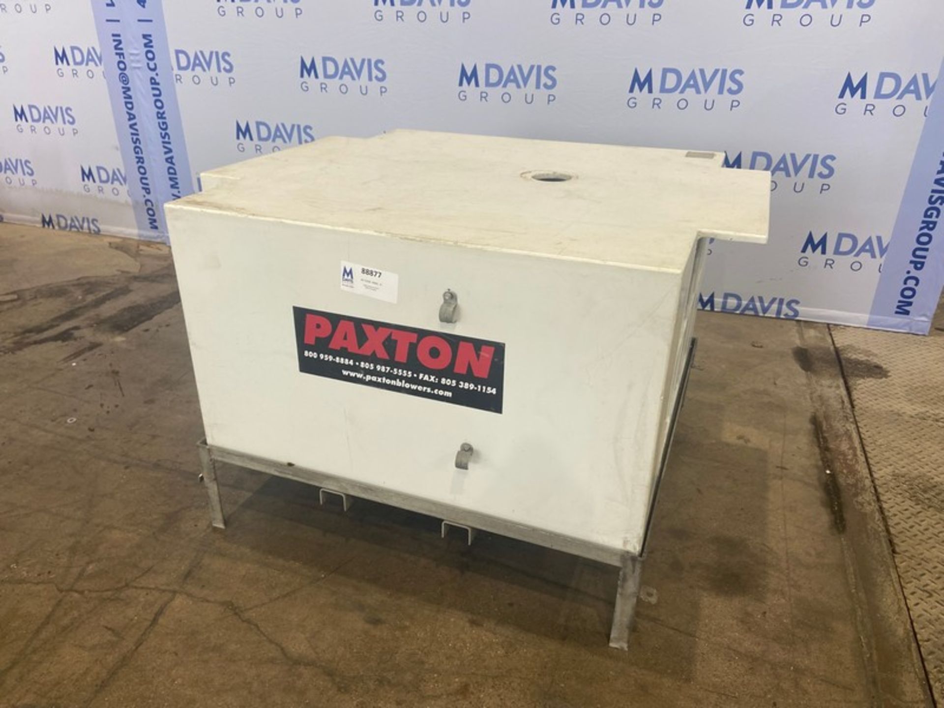 Paxton Centrifugal Blower, M/N AT800, S/N 62070, 500 CFM, with Enclosure, Dims.: Aprox. 32" L x