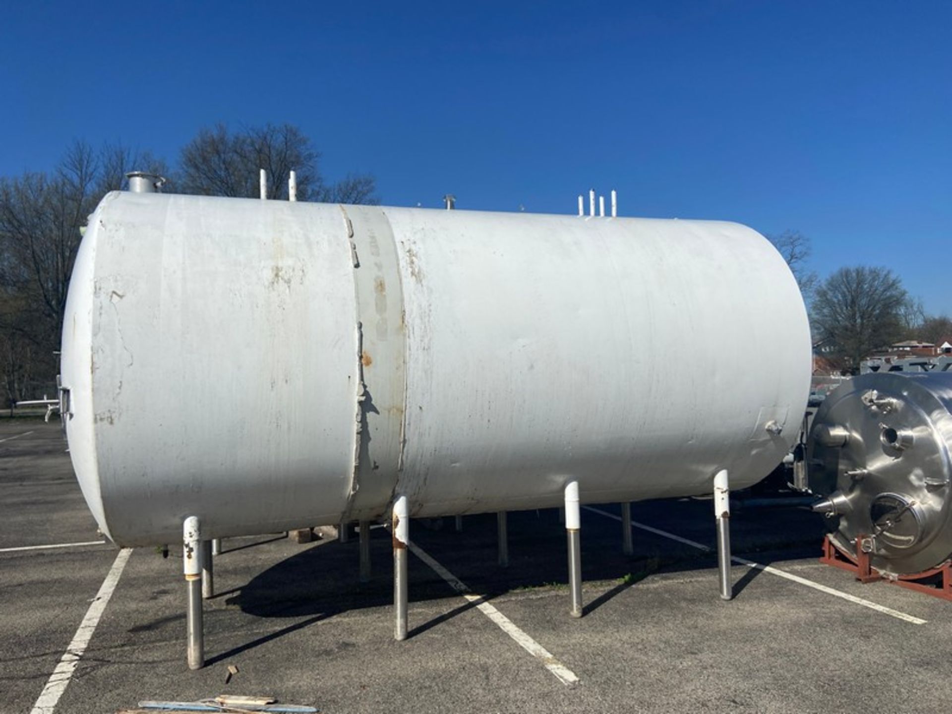 Sprinkman Corp. Aprox. 7,100 Gal. Horizontal Jacketed Tank, S/N 80-8336, Overall Length: Aprox. 14 - Image 2 of 8