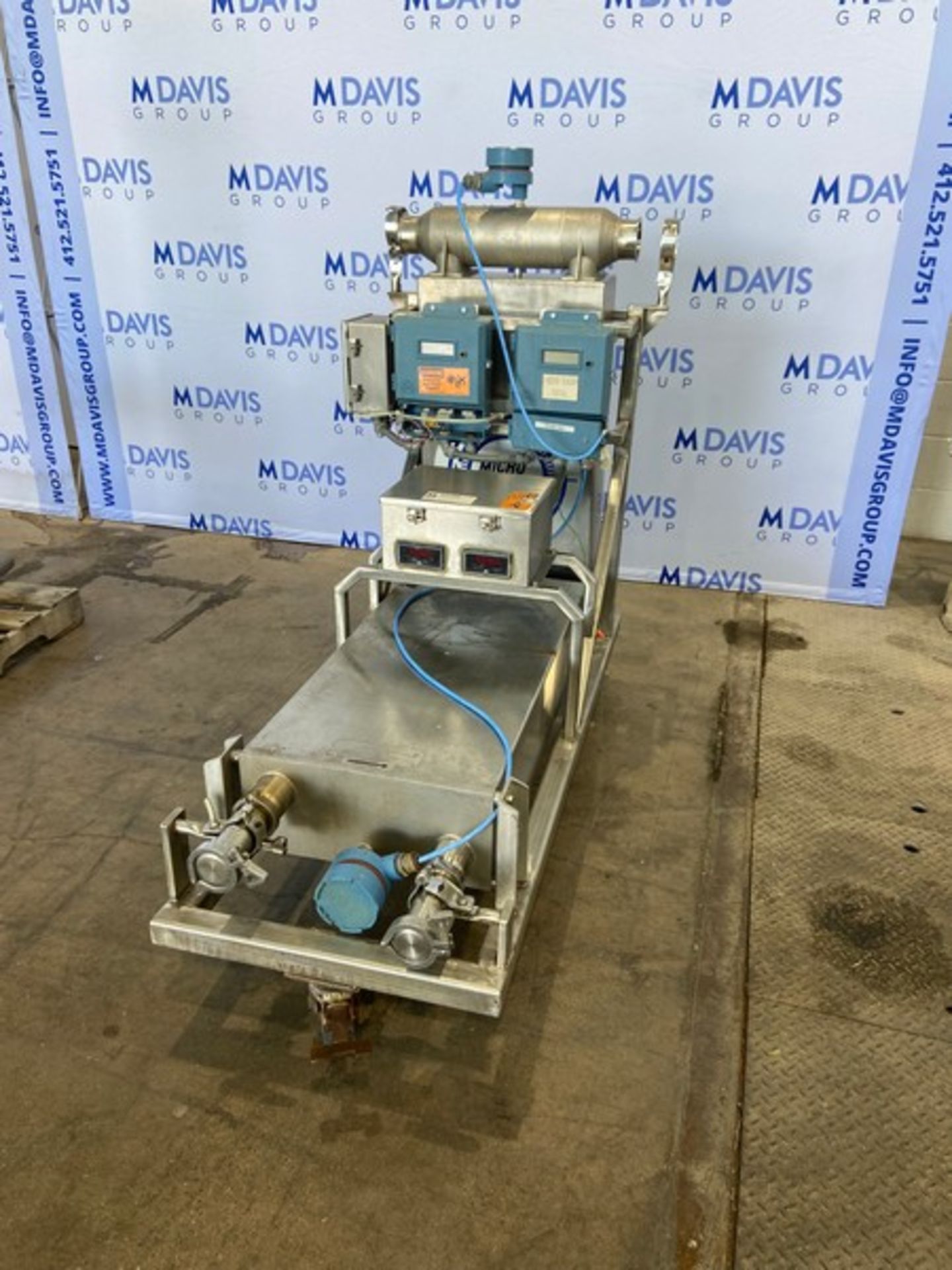 Mirco-Motion Mass Flow Meter Cart,