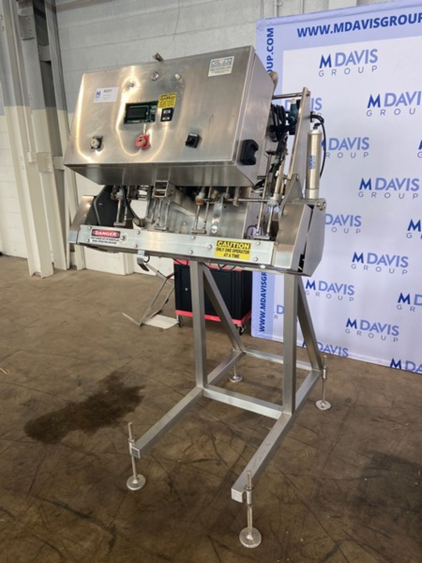 CVP Systems Inc. Bag Sealer, M/N A-600, S/N 0437-17, 120 Volts, 1 Phase, Mounted on S/S Frame (INV#