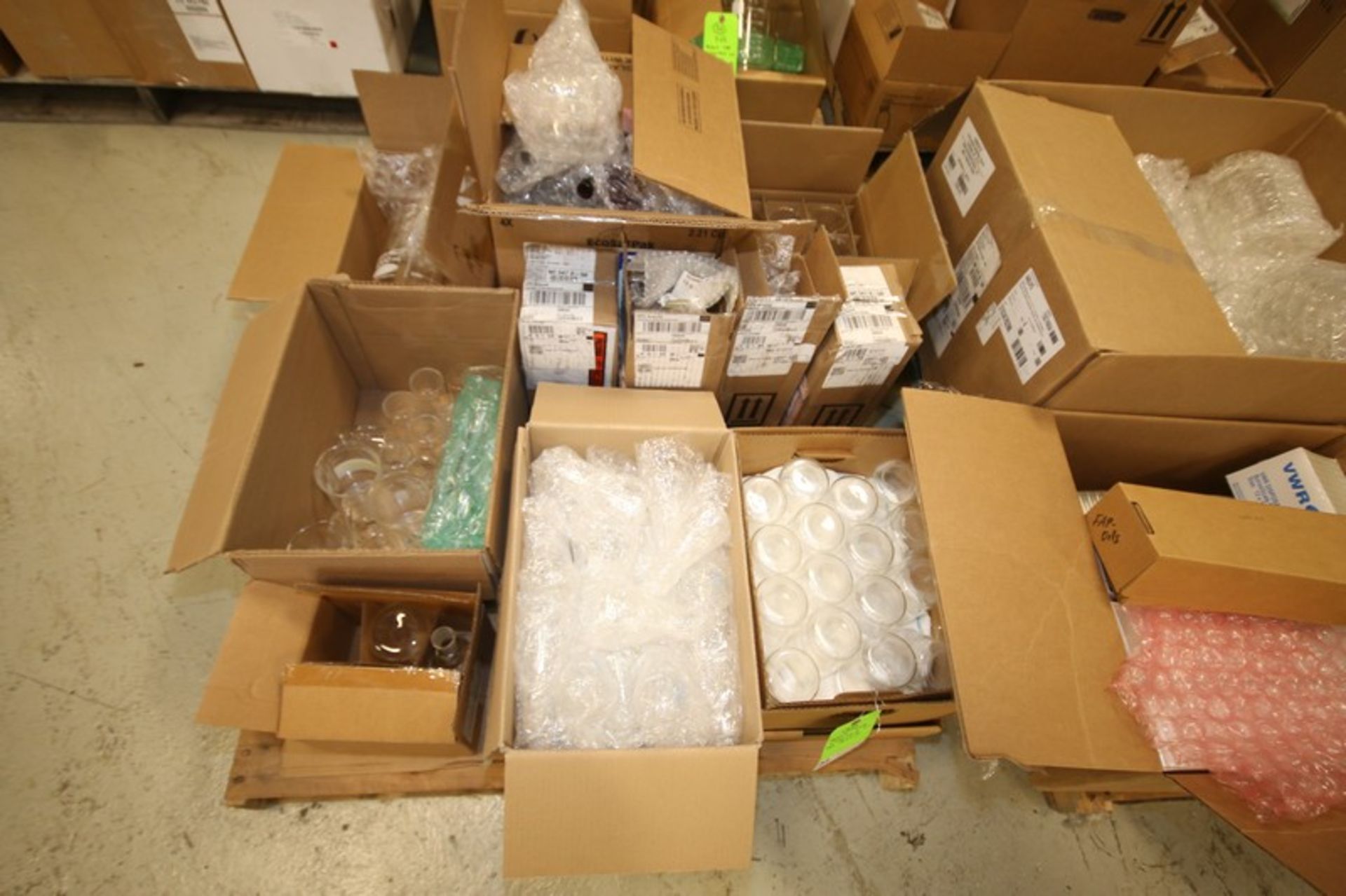 Lot of (6) Pallets of Assorted Lab Glassware, - Image 2 of 7