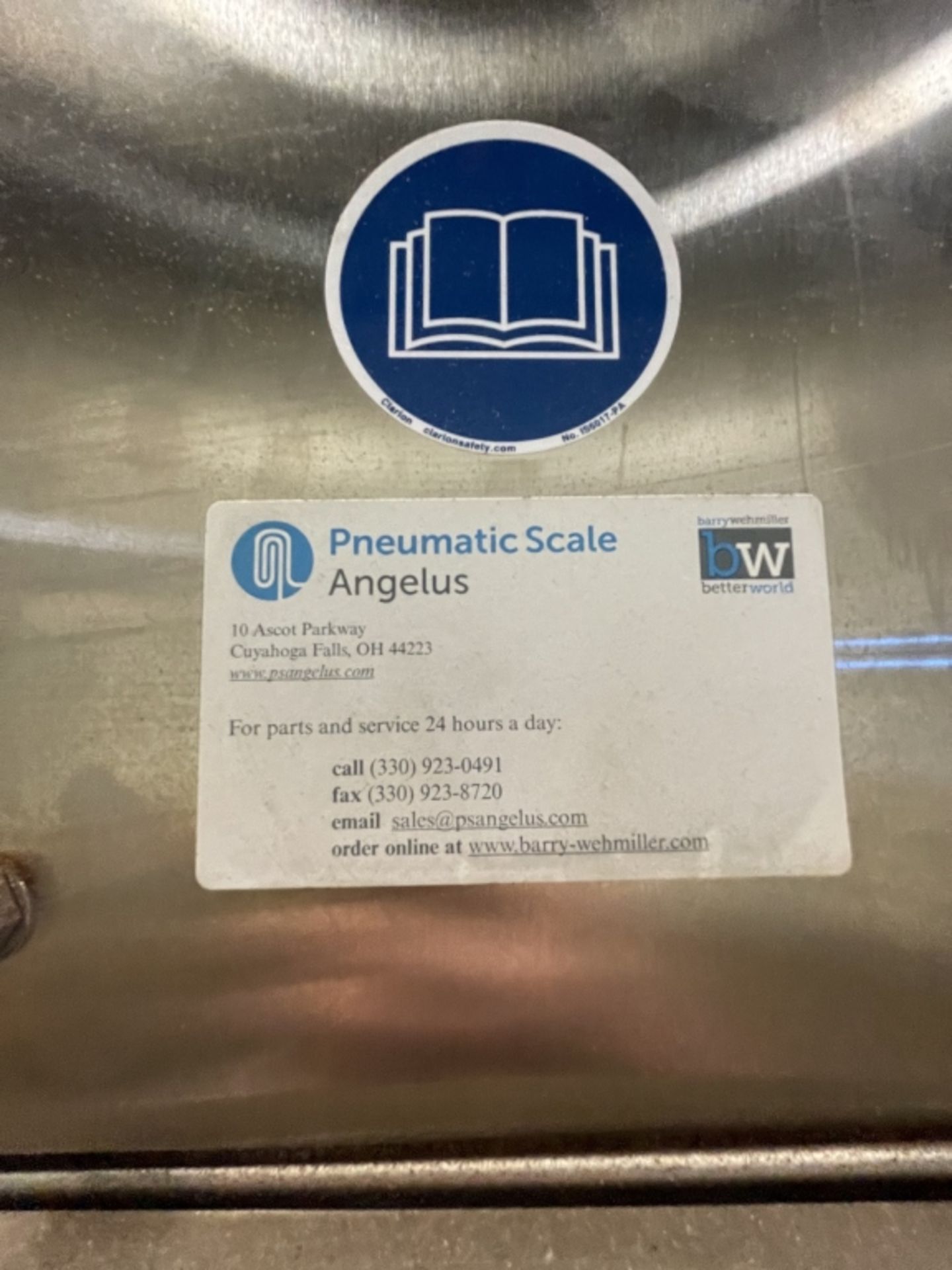 ANGELUS (PNEUMATIC SCALE) CAN SEAMER, MODEL 2004 RCM, S/N 512 (2004-512), MACHINE CAPACITY 200-404 - Image 8 of 16