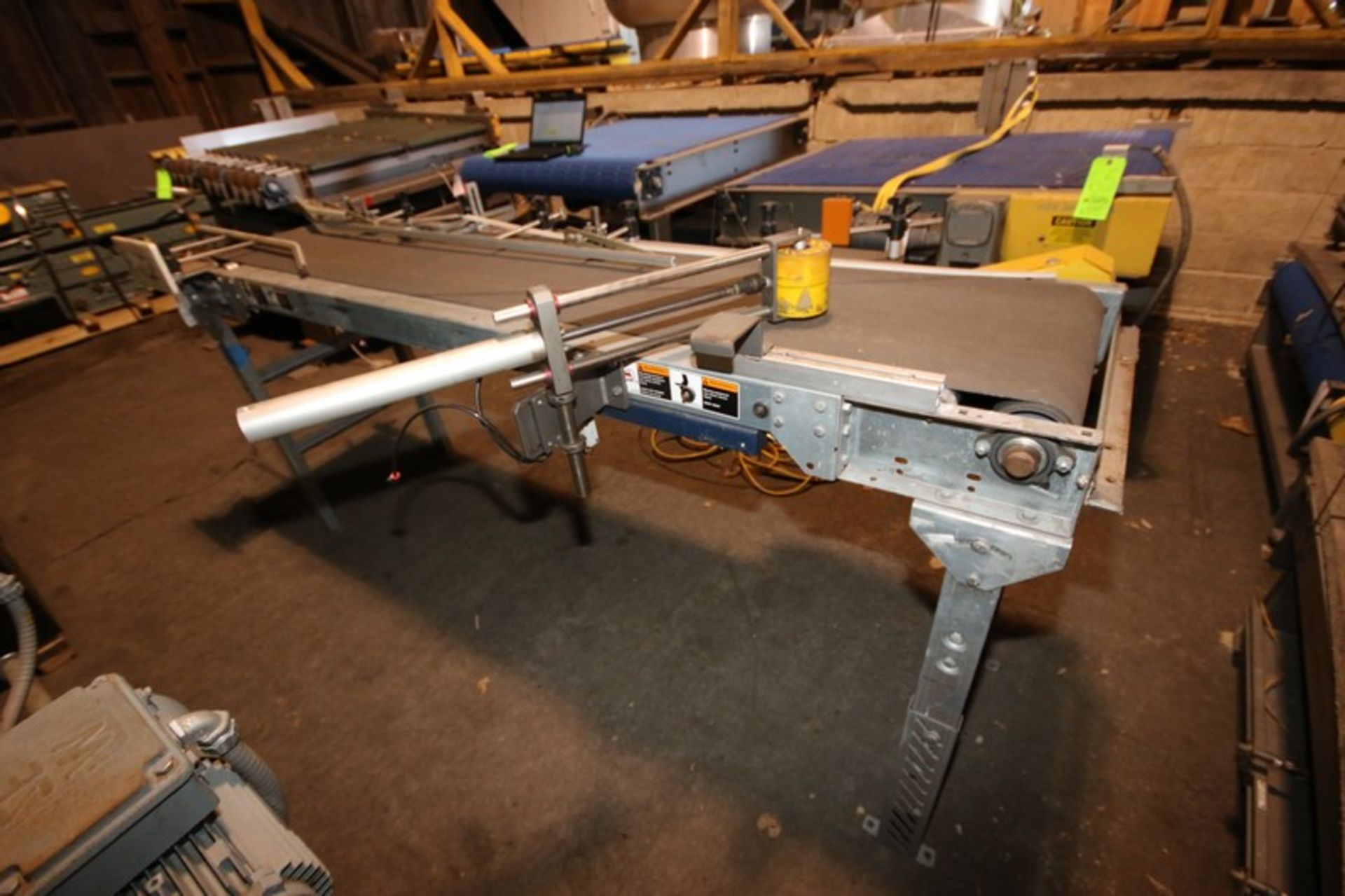 Straight Section of Power Conveyor, with Leeson 1/2 hp Motor, Overall Dims.: Aprox. 97" L x 4' W x - Image 6 of 6