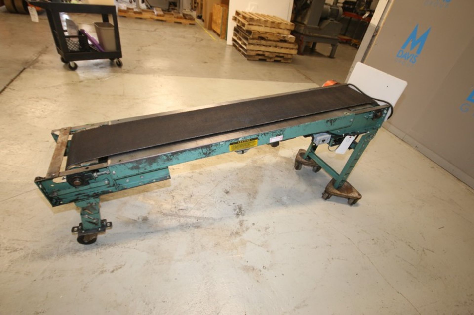 Hytrol 7'L x 12" W, Inclined Belt Conveyor w/Drive (INV#87016)(Located @ the MDG Auction Showroom in - Image 3 of 3