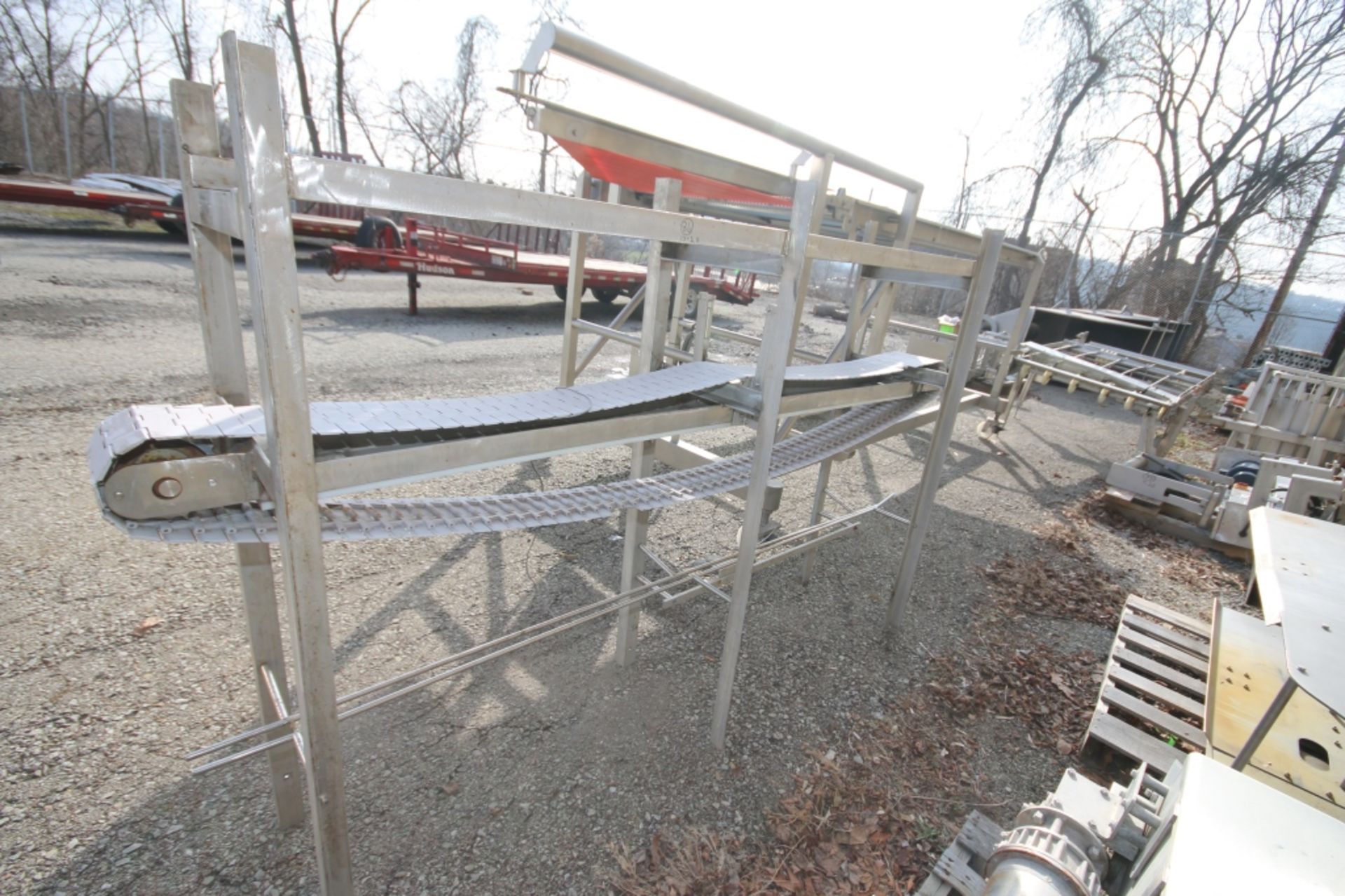 8 ft L x 40" H S/S Conveyor Section with 7.5" W Plastic Chain (INV#73236)(Located at the MDG - Image 2 of 2