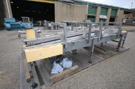 Century / Simplimatic 15" L x 22" W x 32" H Single Filer Conveyor with Plastic Rex Type Belt, SEW