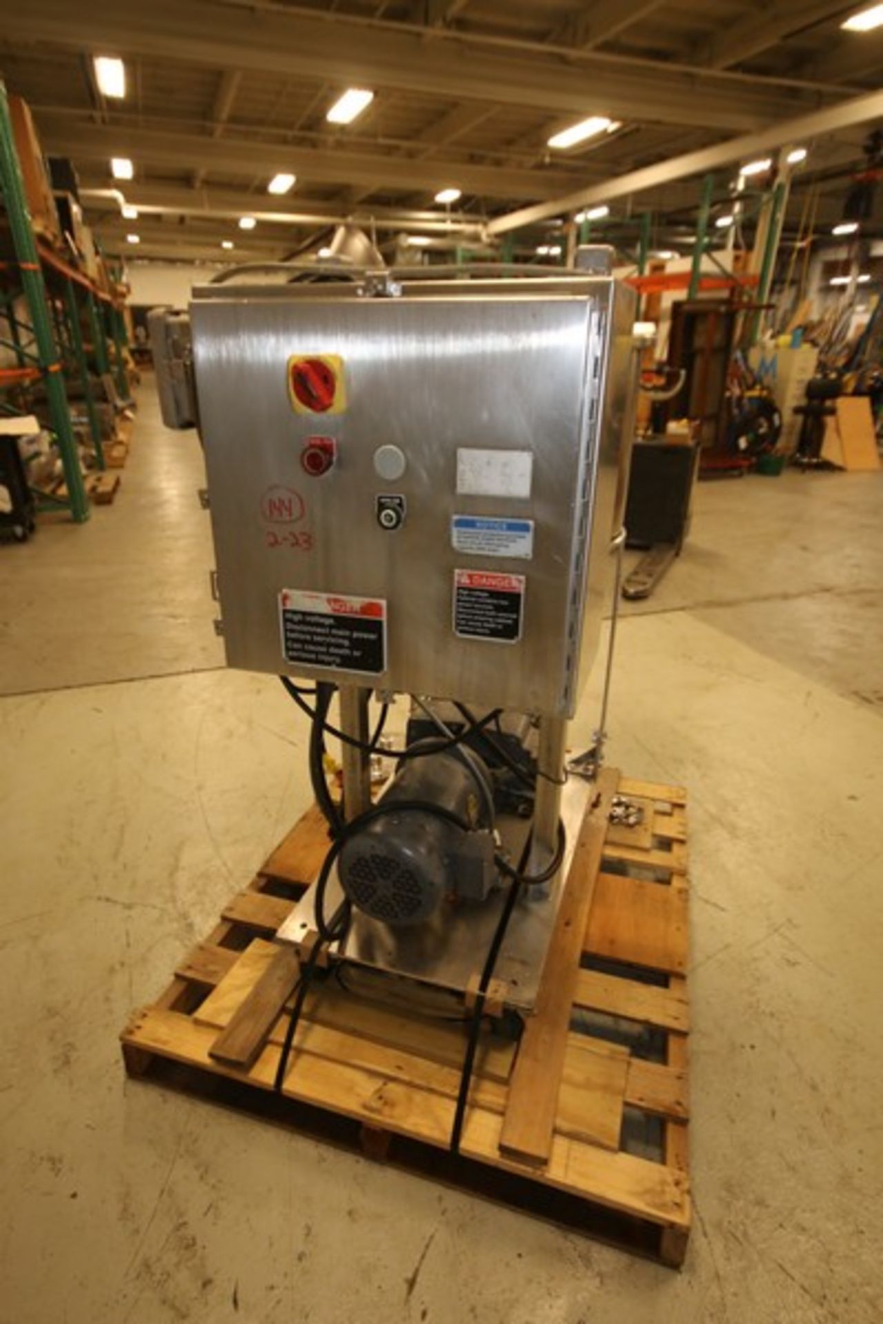 Waukesha Portable Positive Displacement Pump, Model 060, SN 271655 with 2.5 L CT Head, Baldor 5 hp / - Image 6 of 10