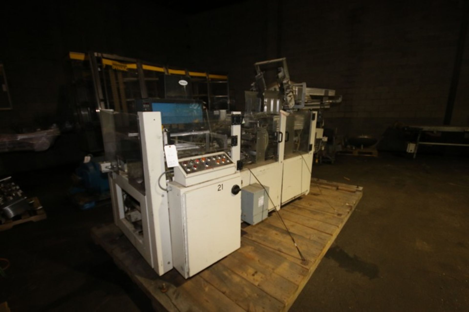 Kodiak 2-Lane Horizontal Cartoner, M/N 710-15, S/N 2623, with Nordson Vista Gluer, 480 Volts, 3 - Image 12 of 21