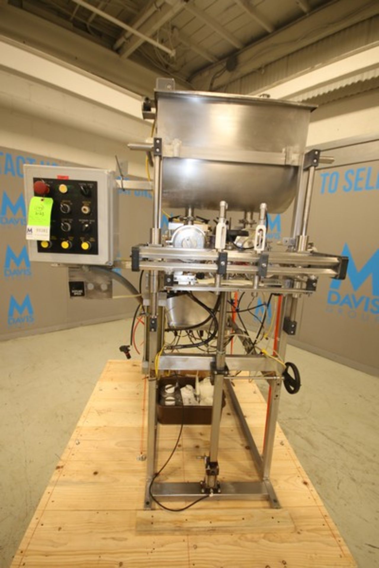 REB Inc. 2-Head S/S Piston Filler, SN IVS-0423, with Filler Bowl with 2" Connections, Control Box - Bild 2 aus 13
