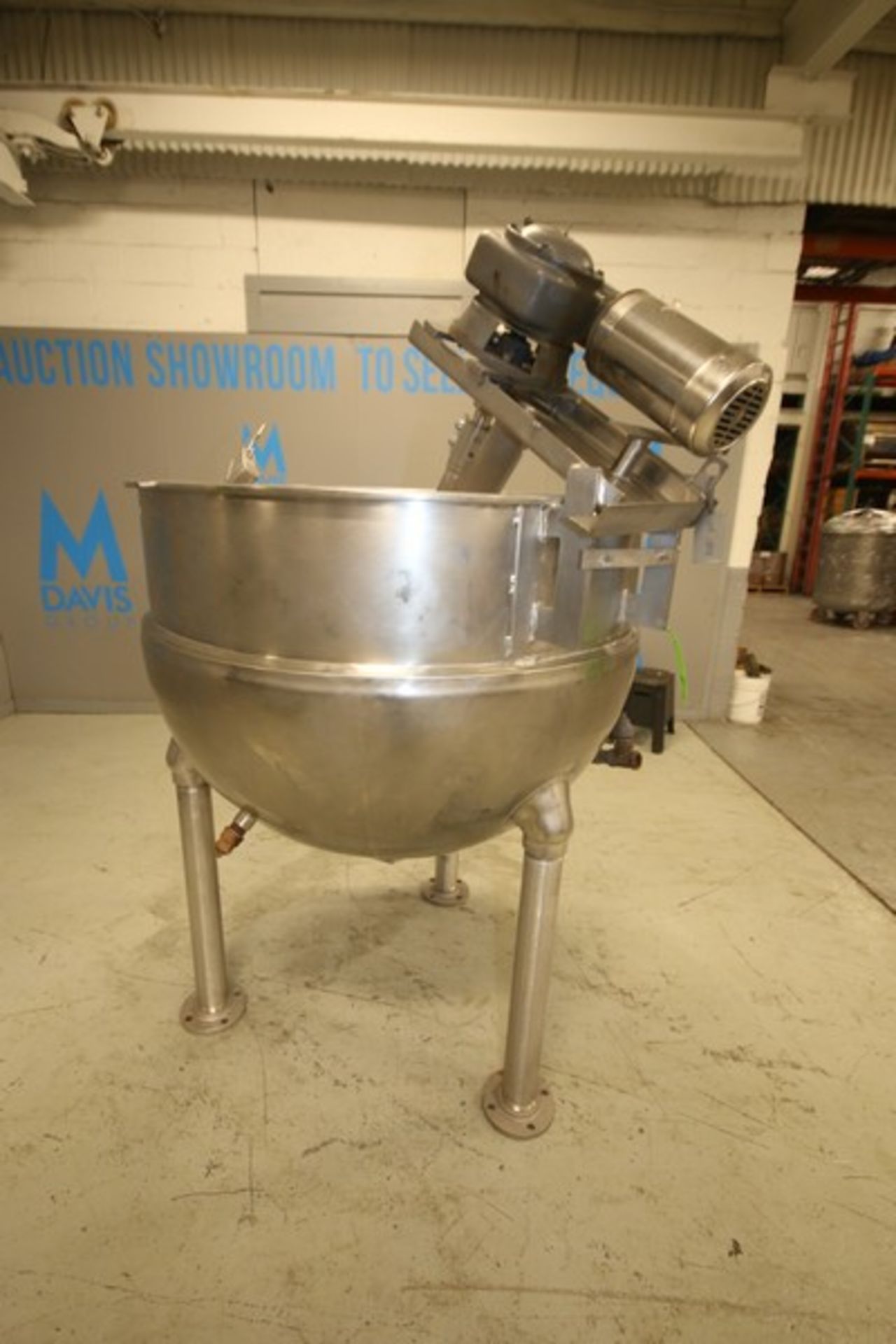 Groen 200 Gal. S/S Jacketed Kettle, Model INA / 2-200, SN 1978, BN 88764, with Scrape Surface Off- - Image 5 of 7