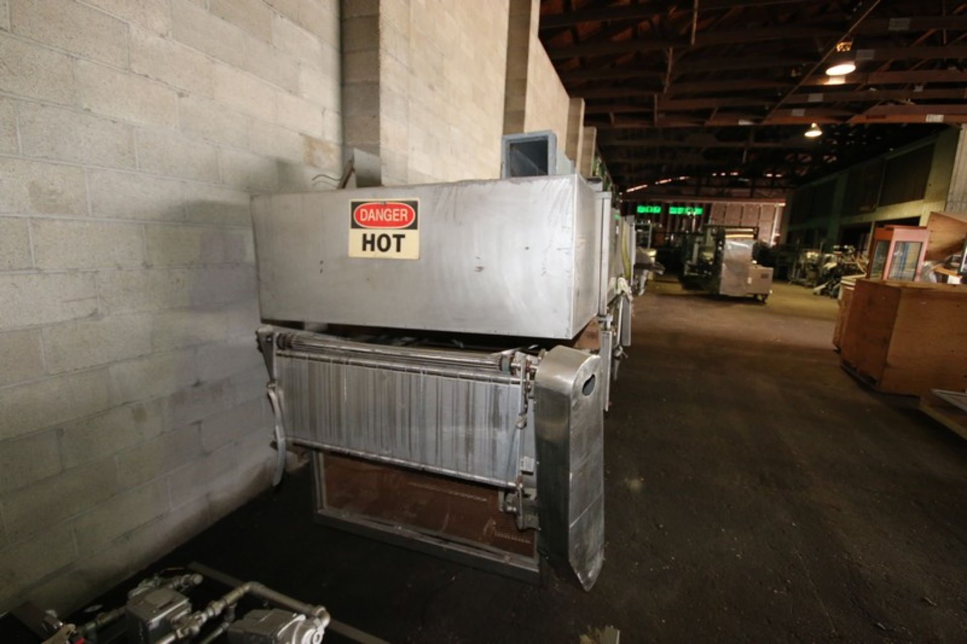 Higgs S/S Conveyor Bakery Fryer, Natural Gas Heated, 14' L x 54"W, Includes Exhaust Hood & Control - Image 6 of 11