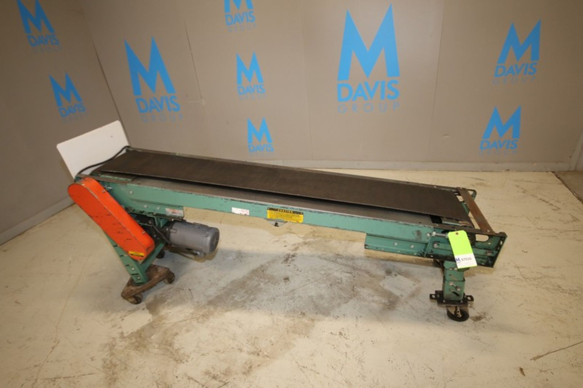 Hytrol 7'L x 12" W, Inclined Belt Conveyor w/Drive (INV#87016)(Located @ the MDG Auction Showroom in