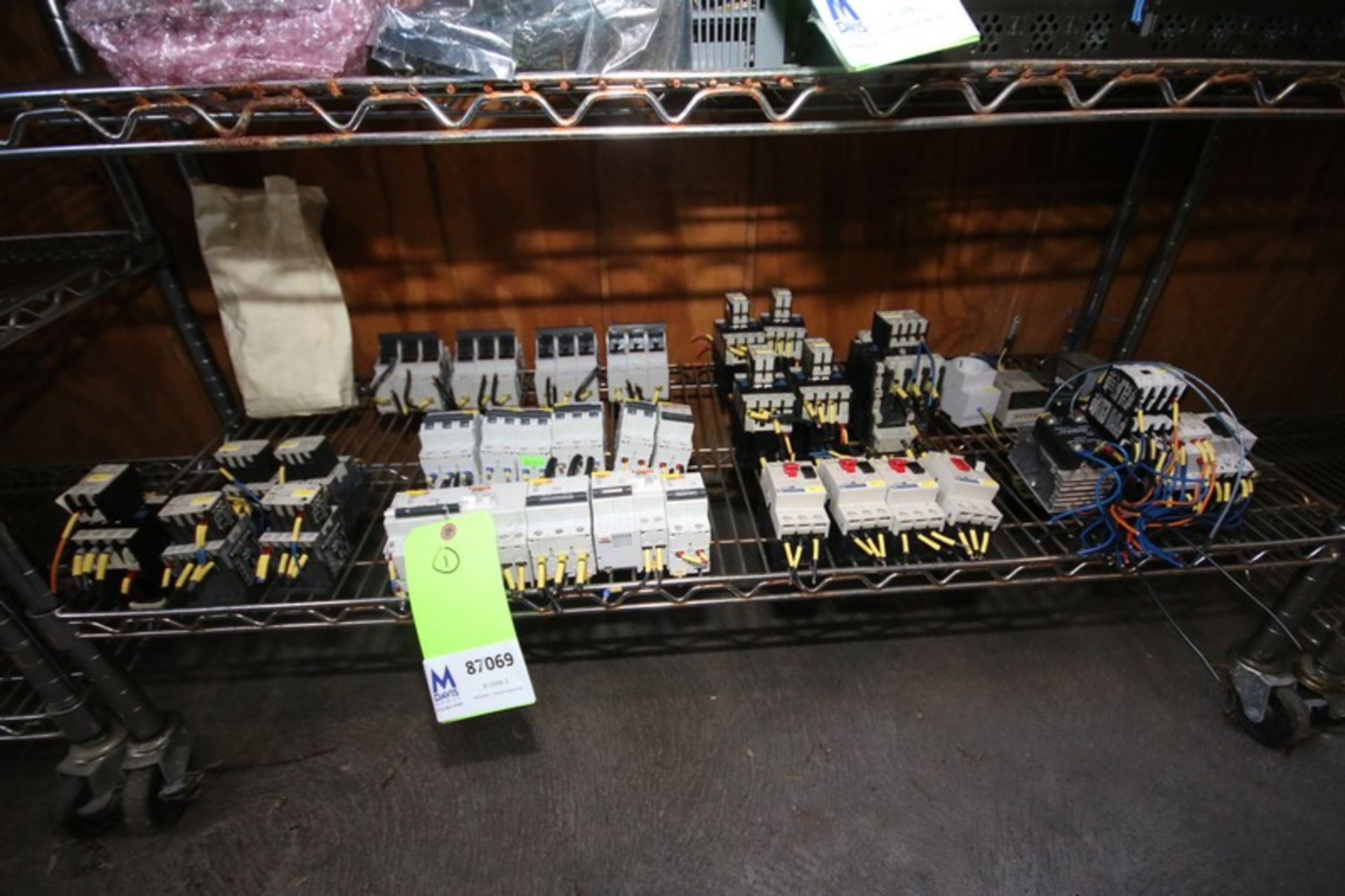 Lot of Assorted Control Panel Electrical by Telemecanique, Merlin Gerin & Moeller, Includes