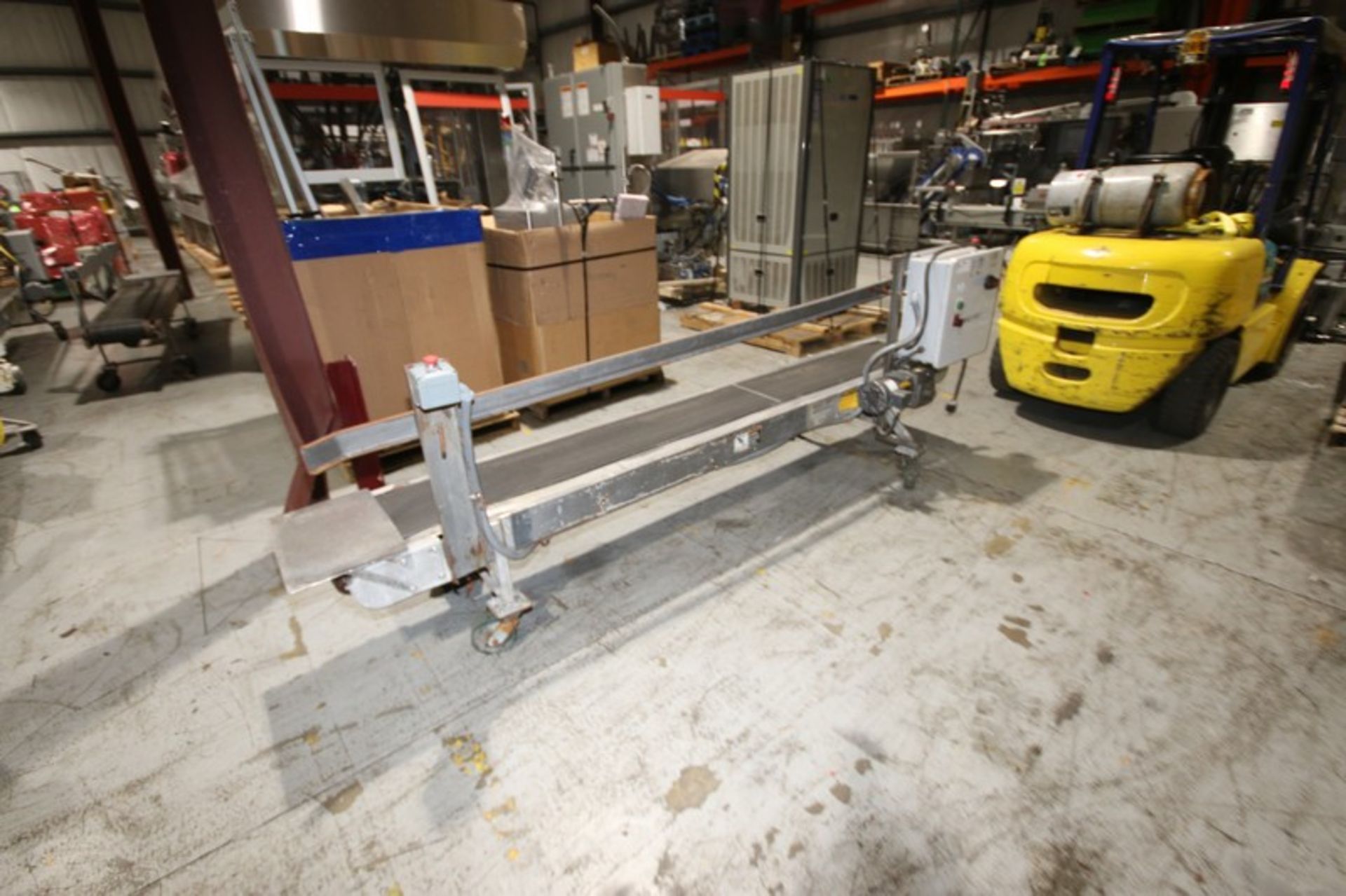 Chantland S/S Portable Power Belt Conveyor, Model 4201, S/N 39282, Overall Dims.: Aprox. 125" L x - Image 2 of 6