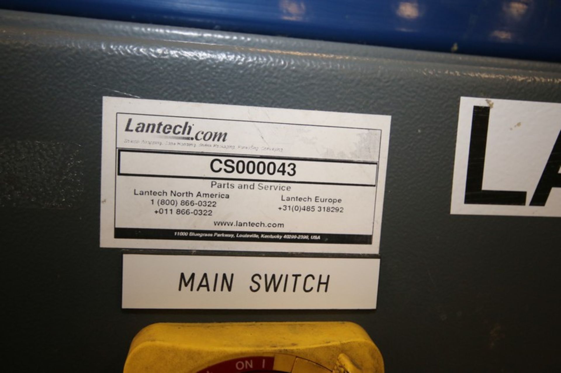 Lantech Adjustable Case Sealer, Model CS300, - Bild 10 aus 11