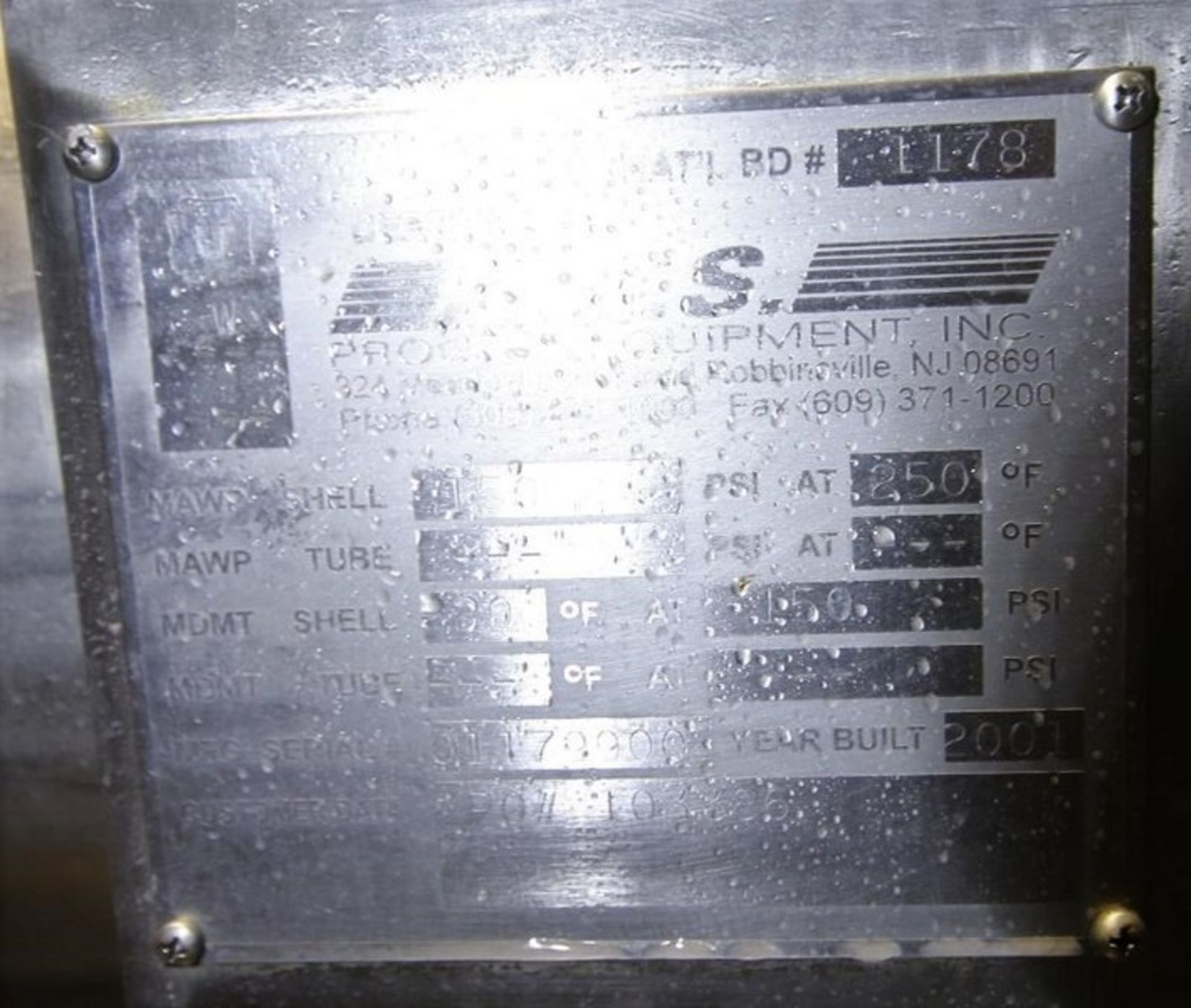 Process Equipment Inc / Scepter 11 ft L x 14" W S/S Membrane Module, Model 14C-750A-10P4, SN 01- - Image 9 of 10
