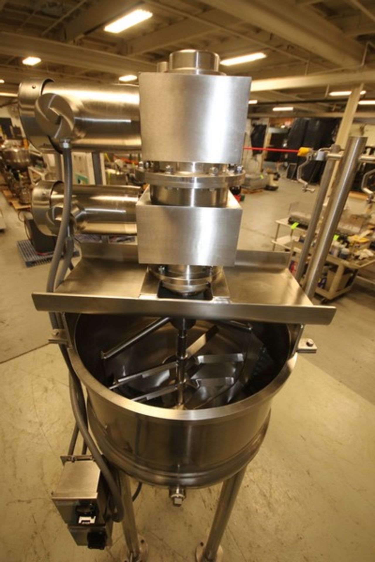 2010 Lee 60 Gal. Jacketed S/S Kettle, Model 60DA, SN 62050-1, BN 11873, with Dual Motion Vertical - Image 8 of 10