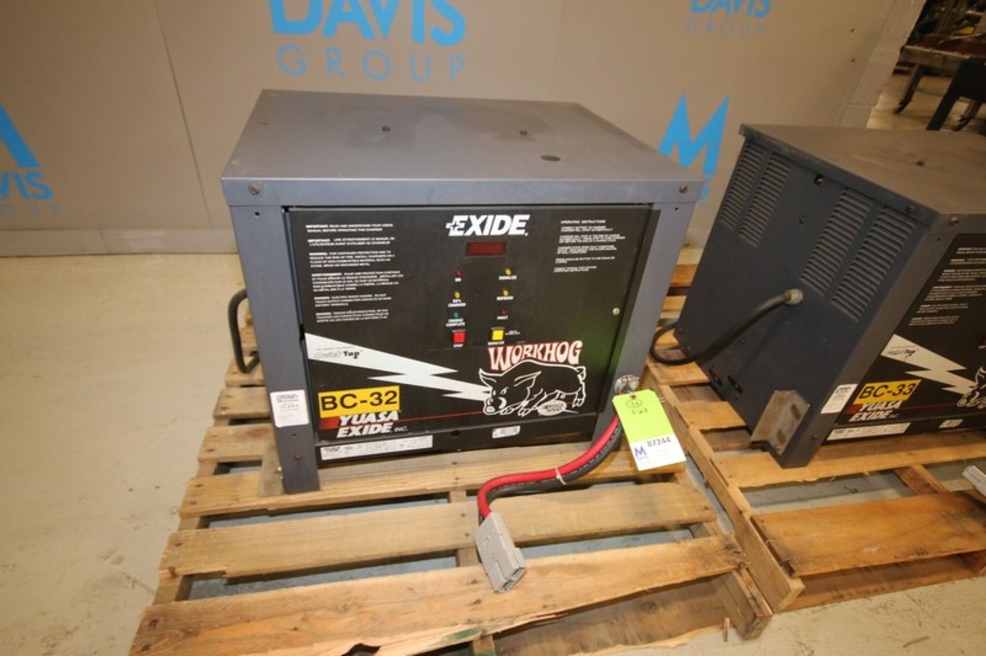 Exide 36V Forklift Battery Charger, Model W3-18-865, SN WJ98562, 208/240/480V(INV#87244)(Located @