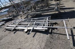 Lot of (4) 11' to 15' L x 38" H x 2" W S/S Handrail (INV#87072)(Located @ the MDG Auction Showroom