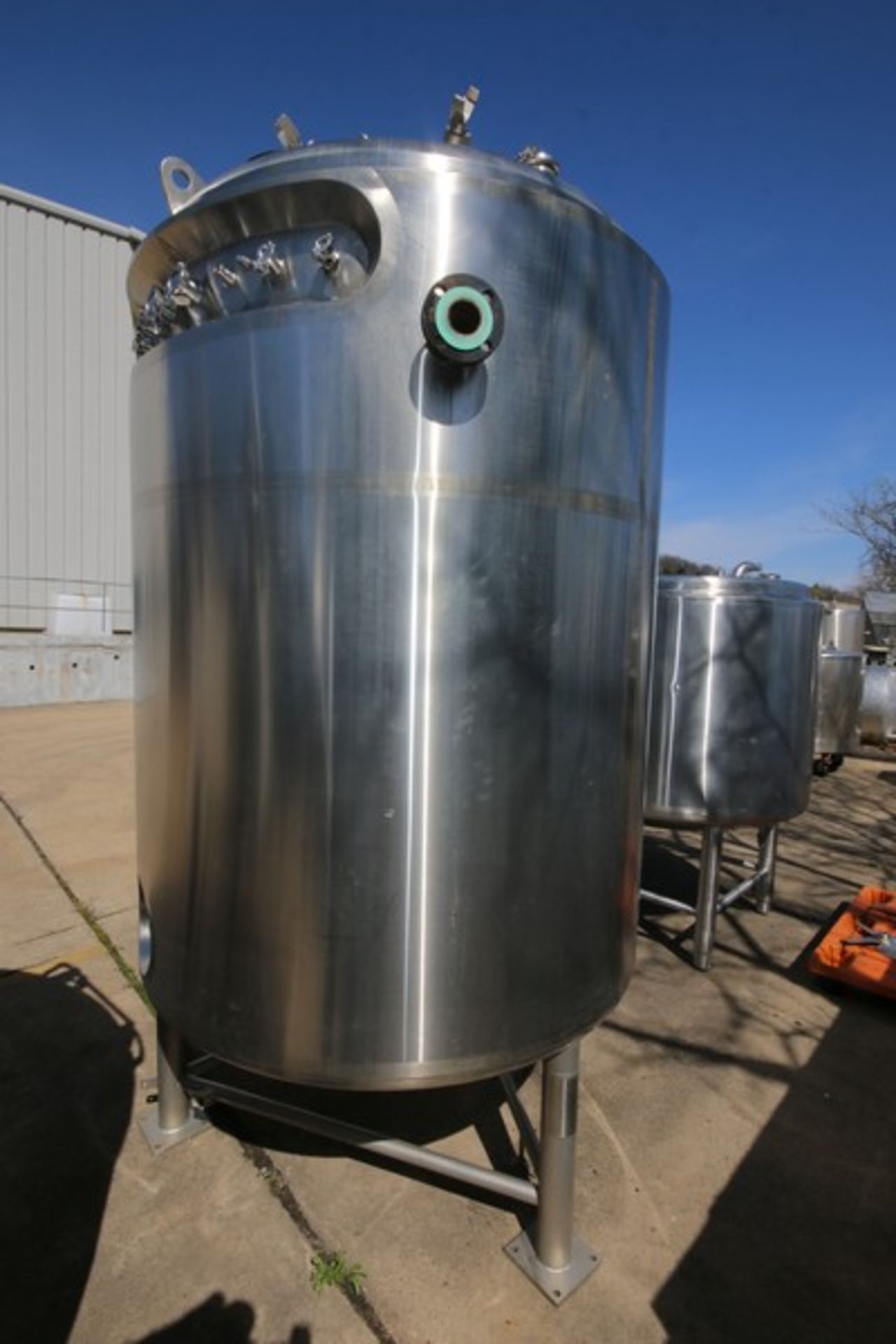 DCI Aprox. 700 Gallon Dome Top, Dome Bottom Jacketed S/S Tank, SN JS2295, MAWP 60/15 psi @ 300°F, - Image 5 of 10