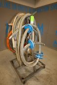 Lot of (8) 2" Transfer Hoses, Clamp Type, (Note: Rack Not Included) (INV#88371)(Located @ the MDG