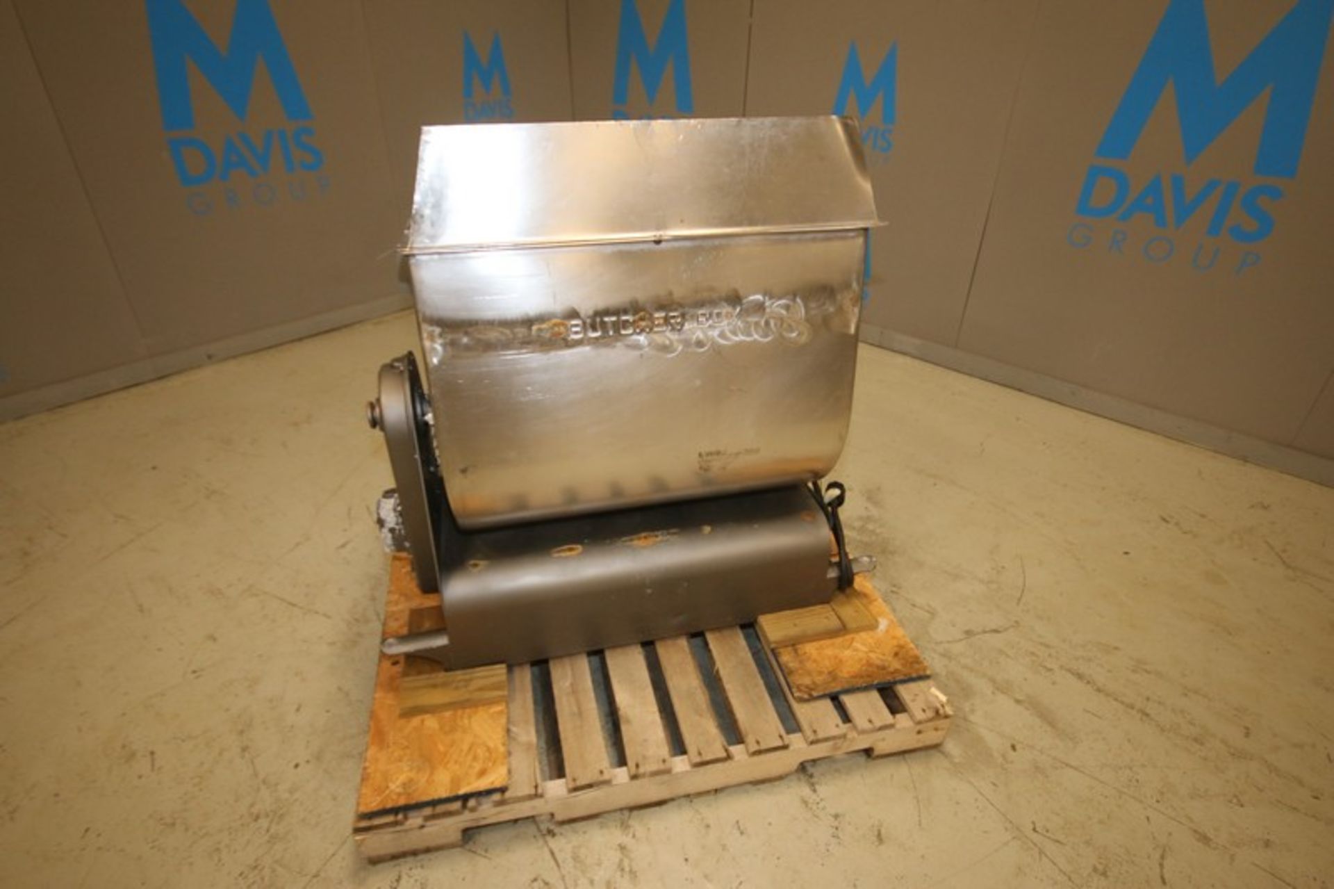 Butcher Boy 31" L x 20" W x 23" D Horizontal S/S Meat Mixer, Possibly Model 150, with Casters, ( - Image 3 of 7